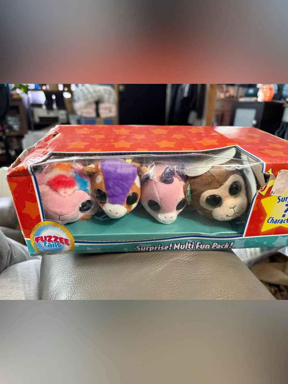 FuzzeeTails Surprise Multi-Fun Pack - Pink & Purple Plush Small Pets